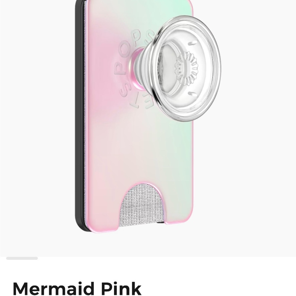 PopSocket Pop Wallet for MagSafe case - mermaid pink